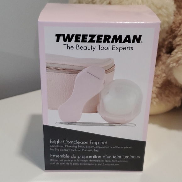 BNIB Tweezerman Bright Complexion Prep Set - Picture 2 of 7